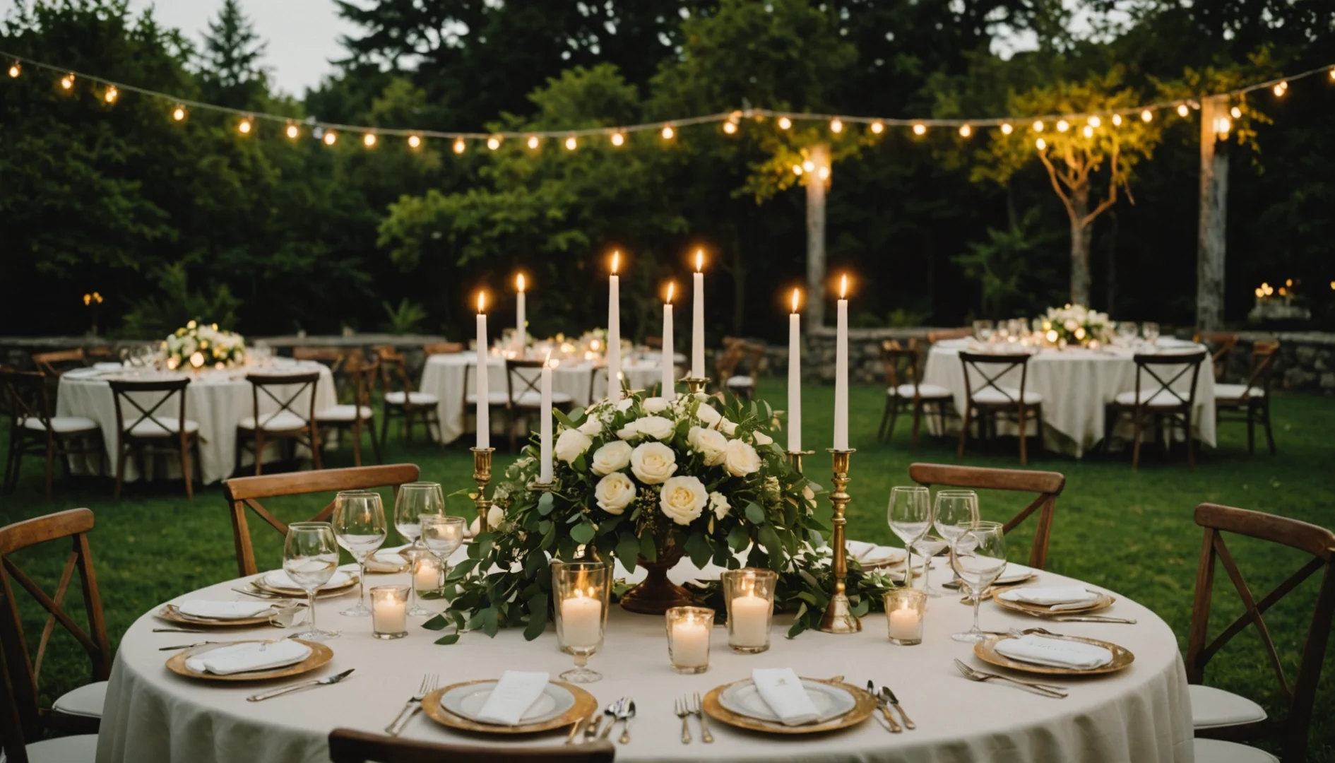 centre de table bougies pour mariage