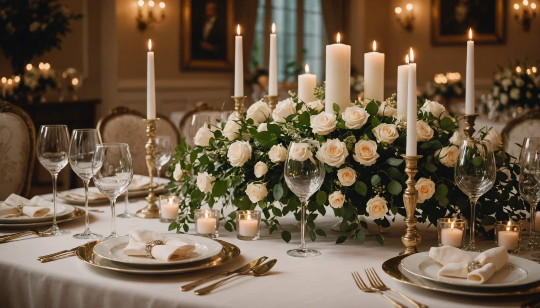 centre de table bougies pour mariage