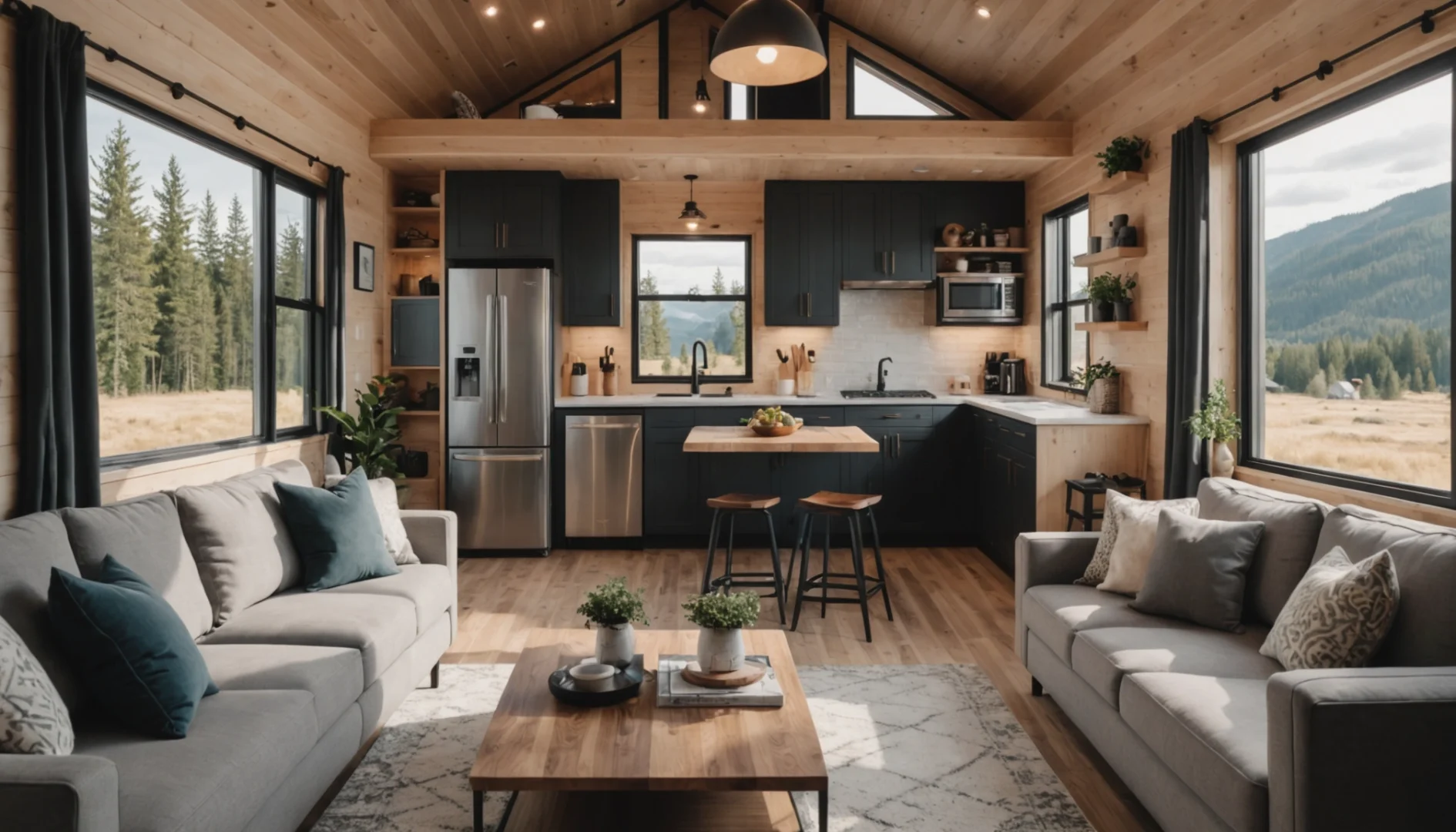 luxueuse mini-maison intérieur