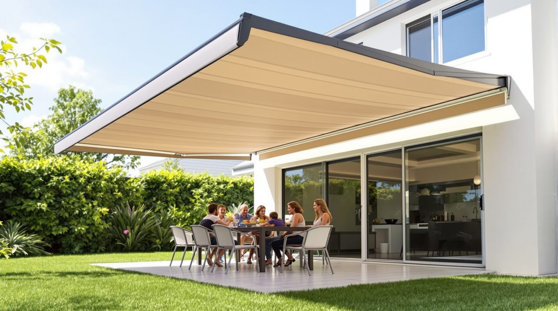 store banne pour jardin