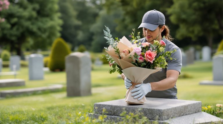 peut on faire livrer des fleurs sur une tombe