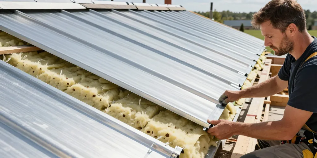 comment isoler toiture zinc